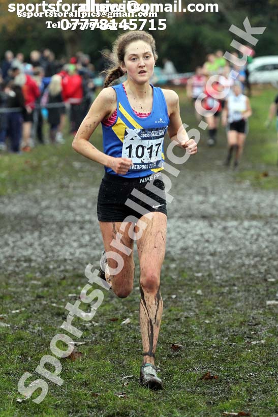 Senior and under-23 women, 2019 European Cross Country Trials and British Cross Challenge, Sefton Park, Liverpool.  Photo: David T. Hewitson/Sports for All Pics